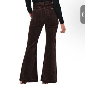 ROLLA'S Dark Brown Corduroy Flare Pants